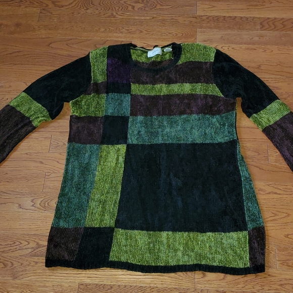Sweater multicolored asymmetrical. Size ps - Picture 4 of 4